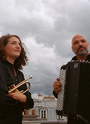 Airelle Besson et Lionel Suarez © Lucille Reyboz